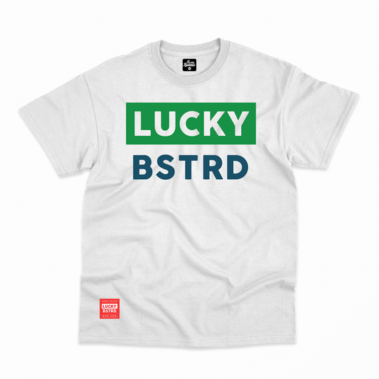 LUCKY BSTRD - BLOCK WHITE