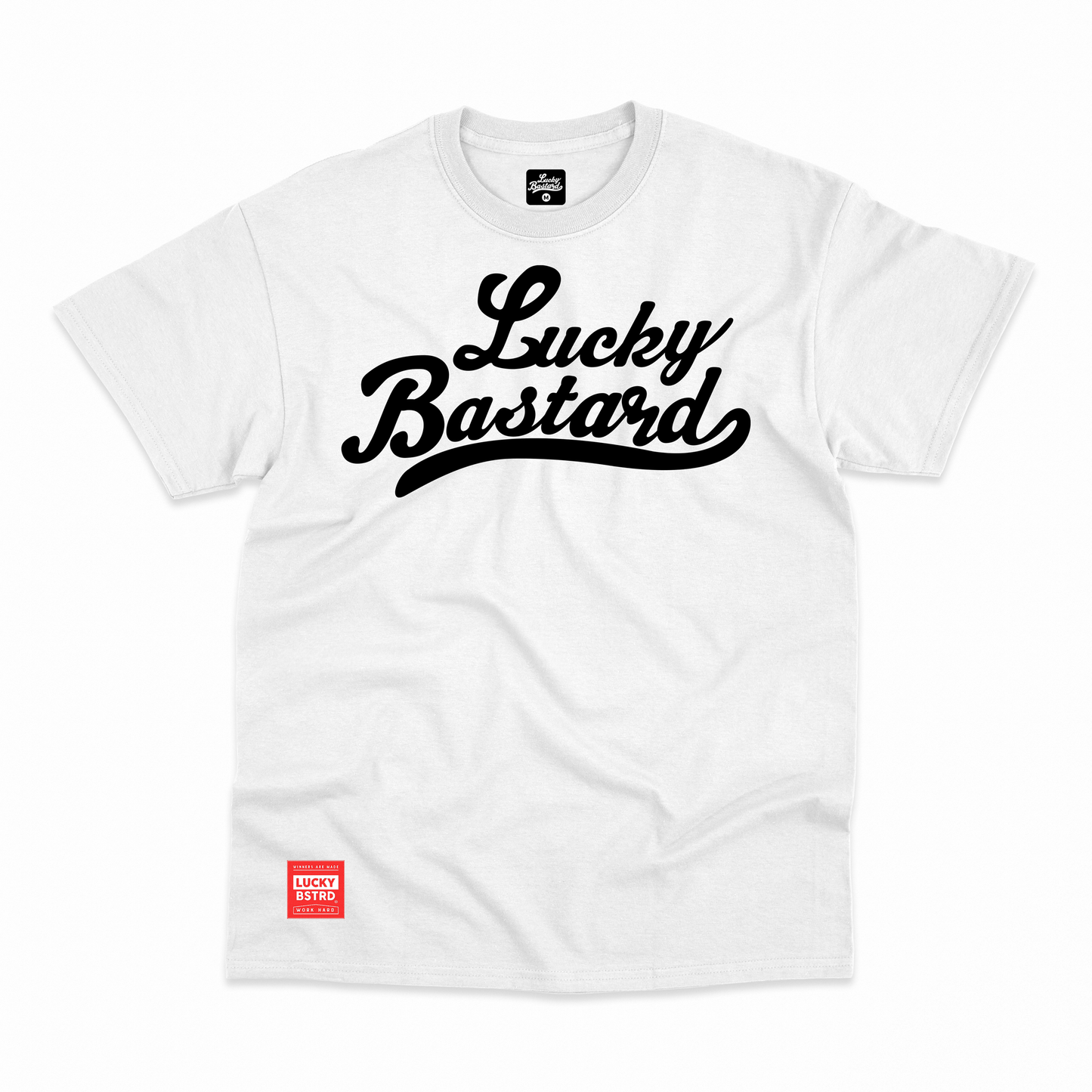 LUCKY BSTRD - Original Logo White