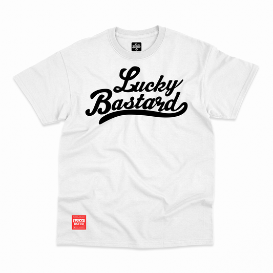 LUCKY BSTRD - Original Logo White