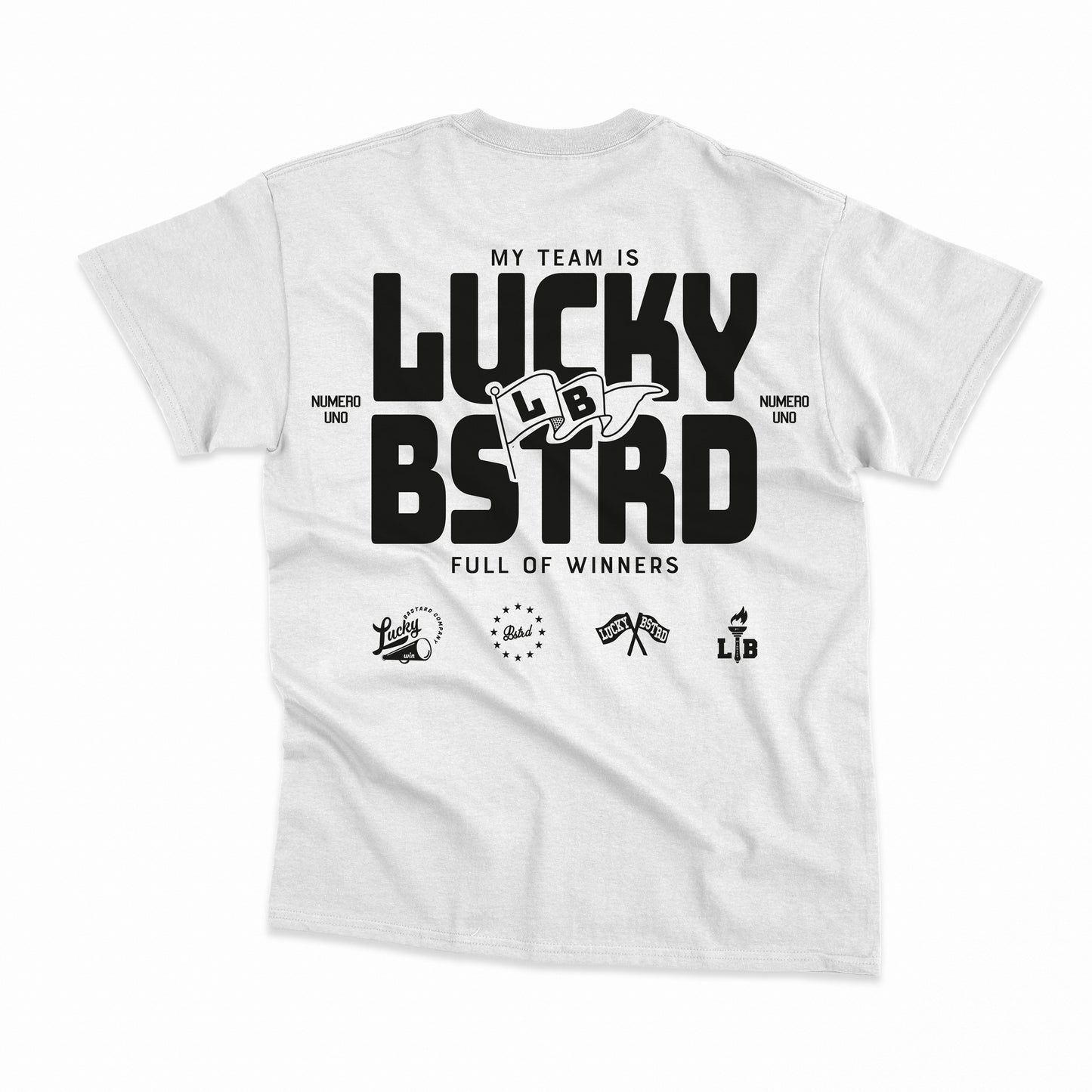 LUCKY BSTRD - MY TEAM IS LB WHITE