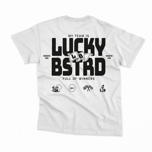 LUCKY BSTRD - MY TEAM IS LB WHITE