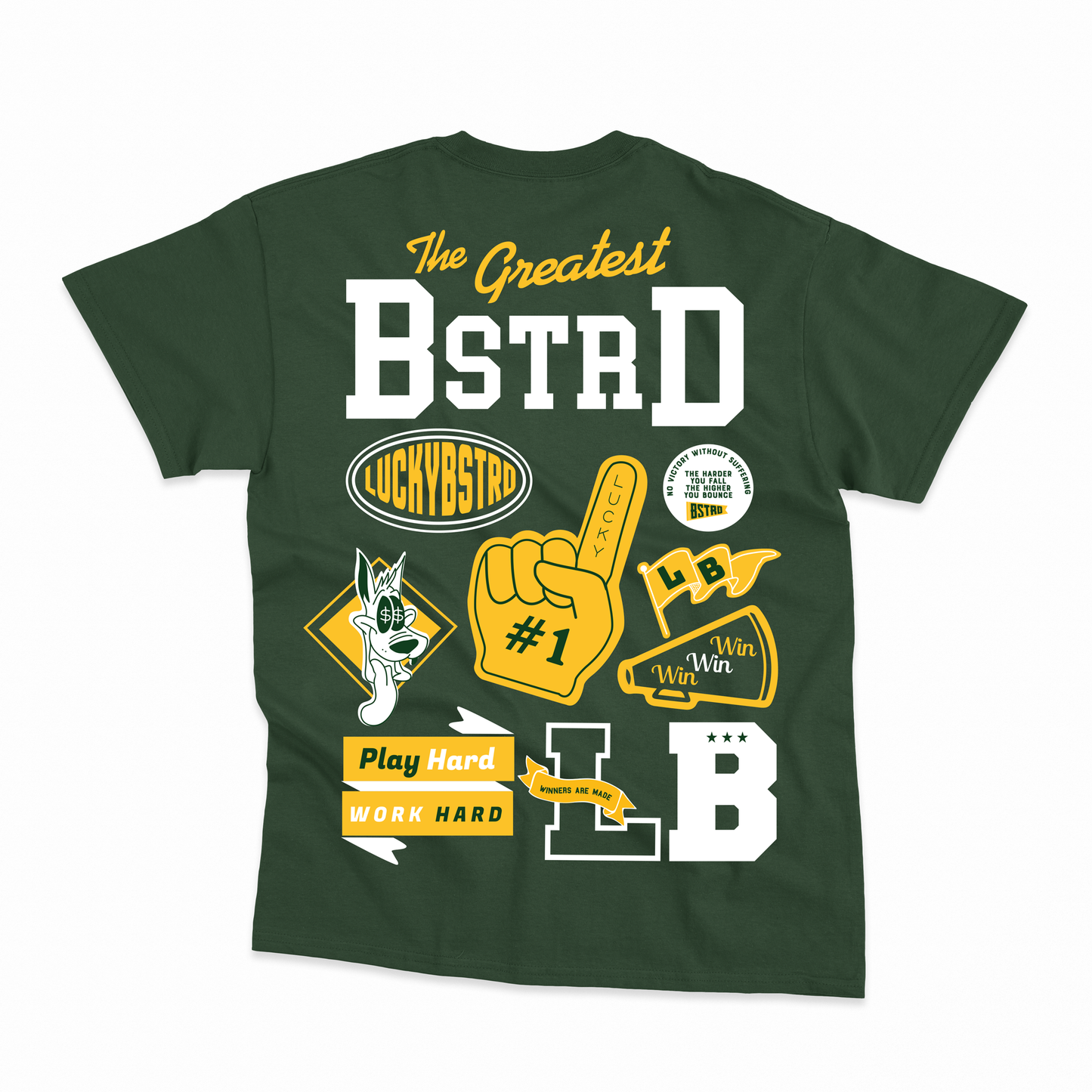 LUCKY BSTRD - #1 The greatest Verde Bosque